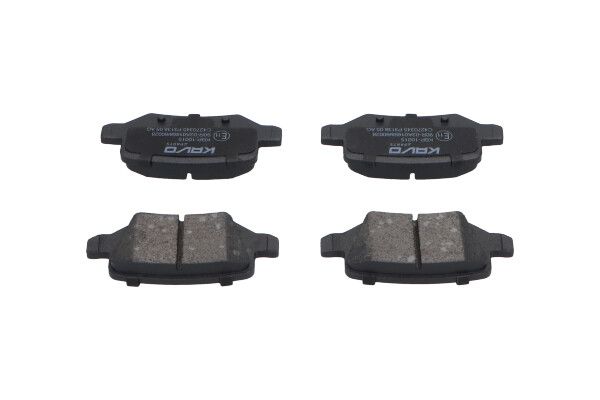 KAVO PARTS KBP10015 Комплект гальмівних накладок, дискове гальмо