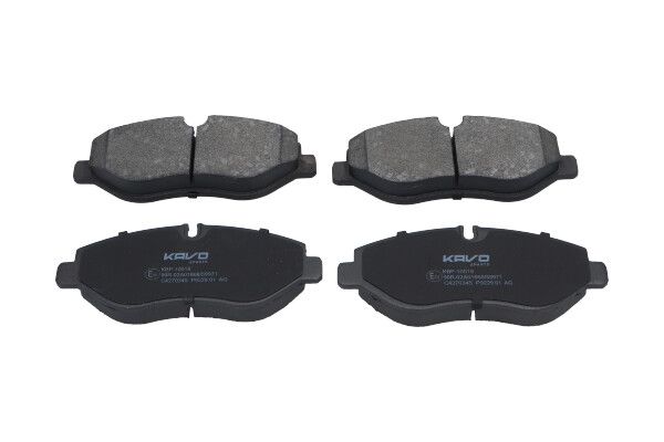 KAVO PARTS KBP10018 Комплект гальмівних накладок, дискове гальмо