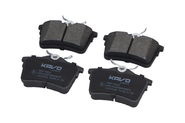 KAVO PARTS KBP10020 Комплект гальмівних накладок, дискове гальмо