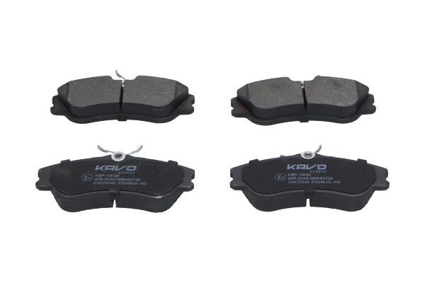 KAVO PARTS KBP10030 Комплект гальмівних накладок, дискове гальмо