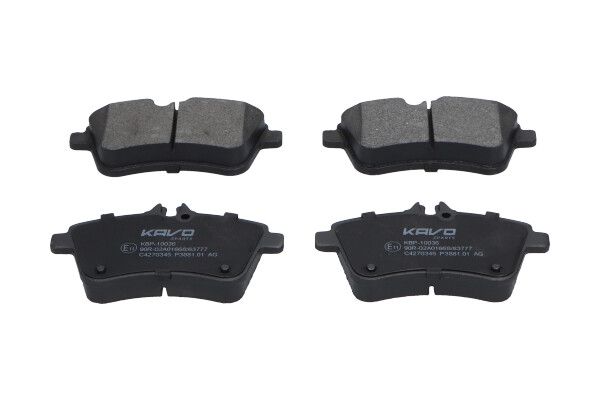 KAVO PARTS KBP10036 Комплект гальмівних накладок, дискове гальмо