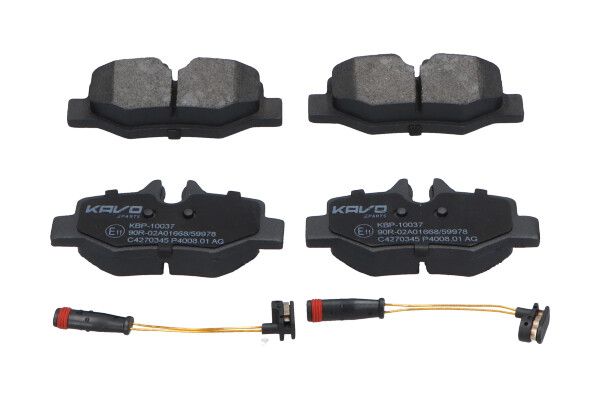KAVO PARTS KBP10037 Колодки гальмівні (задні) MB Vito (W639) 03-