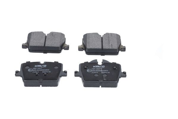 KAVO PARTS KBP10047 Комплект гальмівних накладок, дискове гальмо