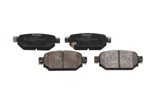 KAVO PARTS KBP10060 Комплект гальмівних накладок, дискове гальмо