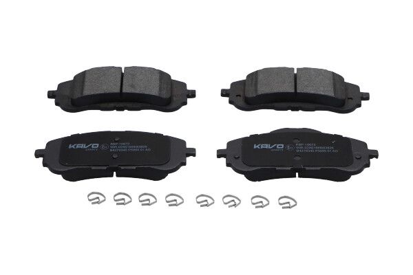KAVO PARTS KBP10072 Комплект гальмівних накладок, дискове гальмо