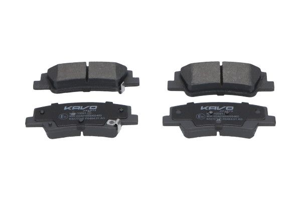 KAVO PARTS KBP10091 Комплект гальмівних накладок, дискове гальмо