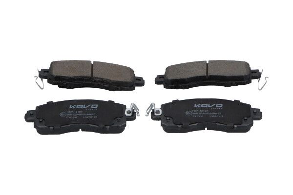 KAVO PARTS KBP10107 Комплект гальмівних накладок, дискове гальмо