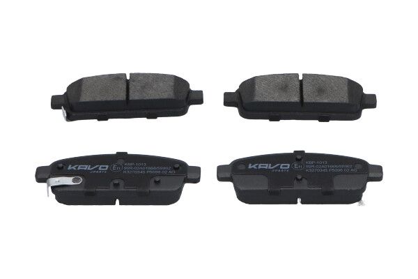 KAVO PARTS KBP1013 Комплект гальмівних накладок, дискове гальмо