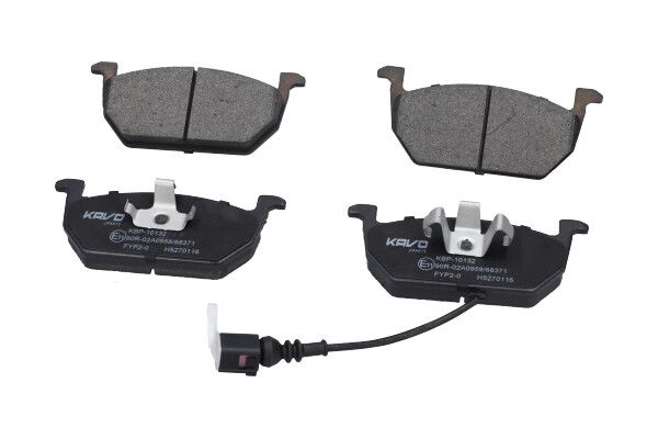 KAVO PARTS KBP10132 Комплект гальмівних накладок, дискове гальмо