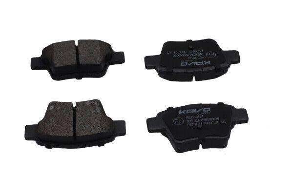 KAVO PARTS KBP10134 Комплект гальмівних накладок, дискове гальмо