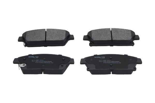KAVO PARTS KBP1014 Комплект гальмівних накладок, дискове гальмо
