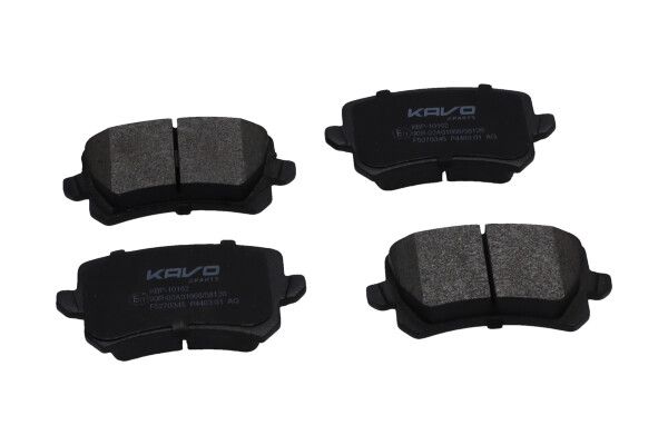 KAVO PARTS KBP10162 Комплект гальмівних накладок, дискове гальмо