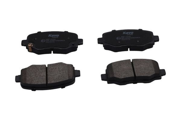 KAVO PARTS KBP10240 Комплект гальмівних накладок, дискове гальмо
