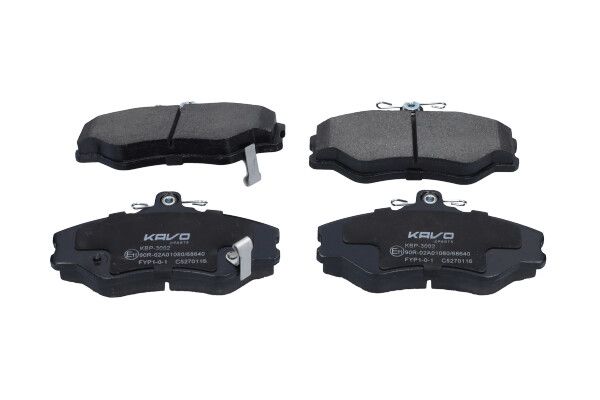 KAVO PARTS KBP3002 Комплект гальмівних накладок, дискове гальмо