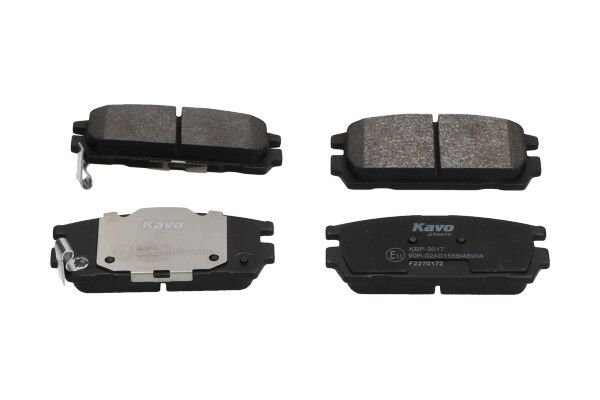 KAVO PARTS KBP3017 Колодки гальмівні (задні) Hyundai Terracan 01-06