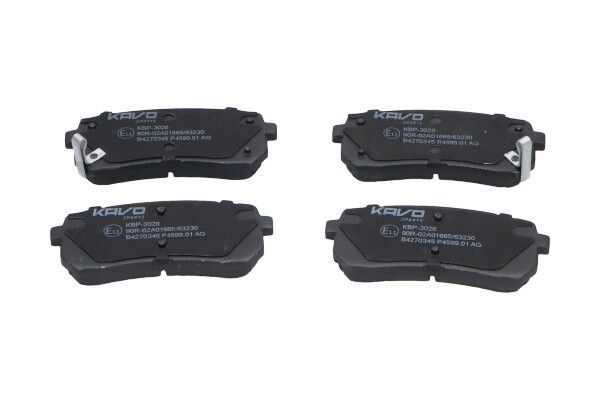 KAVO PARTS KBP3026 Колодки гальмівні (задні) Hyundai H-1 07-/Starex 97-/iX55 08-12/Kia Carnival 05-1