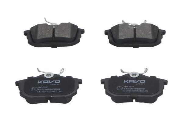 KAVO PARTS KBP5513 Комплект гальмівних накладок, дискове гальмо