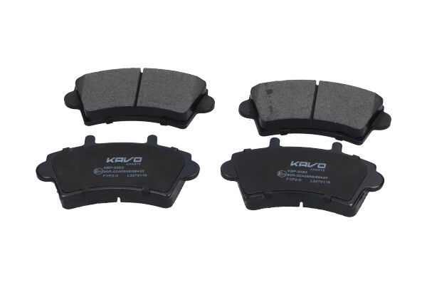 KAVO PARTS KBP6563 Комплект гальмівних накладок, дискове гальмо