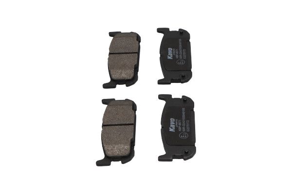 KAVO PARTS KBP6571 Комплект гальмівних накладок, дискове гальмо