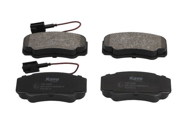 KAVO PARTS KBP6585 Комплект гальмівних накладок, дискове гальмо