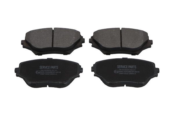 KAVO PARTS KBP9011 Комплект гальмівних накладок, дискове гальмо