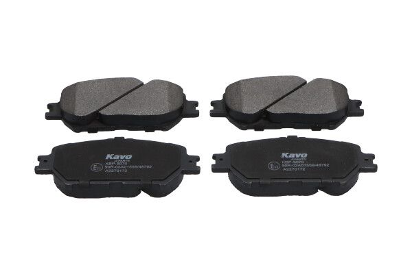 KAVO PARTS KBP9070 Комплект гальмівних накладок, дискове гальмо