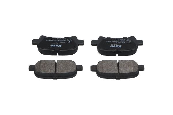 KAVO PARTS KBP9119 Колодки гальмівні (задні) Toyota Camry/Avalon/Solara 99-12