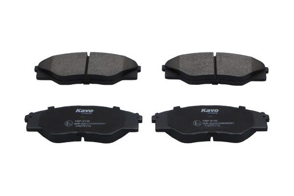 KAVO PARTS KBP9135 Комплект гальмівних накладок, дискове гальмо