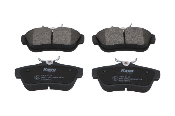 KAVO PARTS KBP9147 Комплект гальмівних накладок, дискове гальмо
