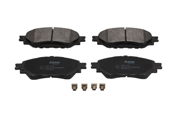 KAVO PARTS KBP9152 Комплект гальмівних накладок, дискове гальмо
