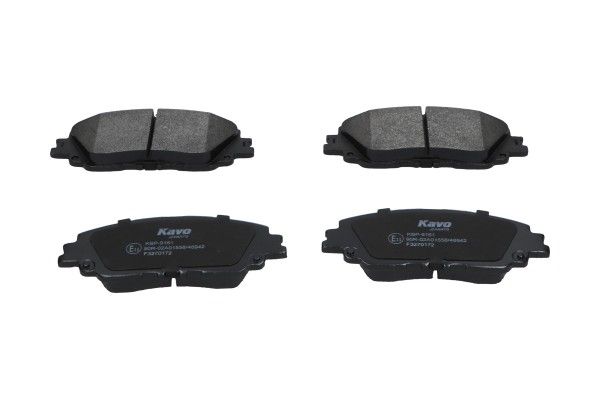 KAVO PARTS KBP9161 Колодки гальмівні (передні) Toyota Camry 17-/Rav4/Lexus ES/UX 18-