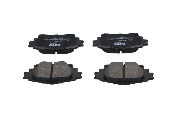 KAVO PARTS KBP9162 Комплект гальмівних накладок, дискове гальмо