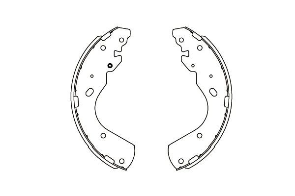 KAVO PARTS KBS5404 Комплект гальмівних колодок