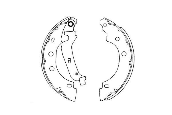 KAVO PARTS KBS7410 Комплект гальмівних колодок