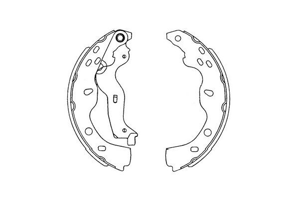 KAVO PARTS KBS8914 Комплект гальмівних колодок