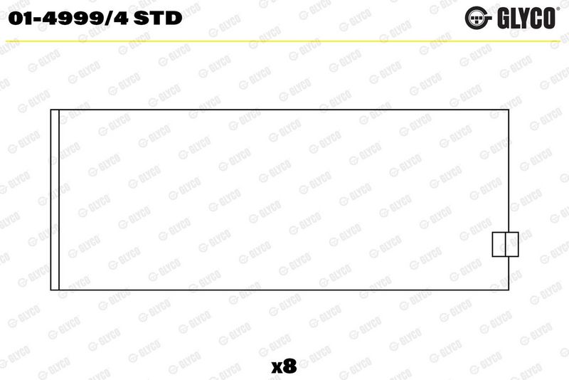 Glyco 0149994STD Вкладиш підшипника шатуна