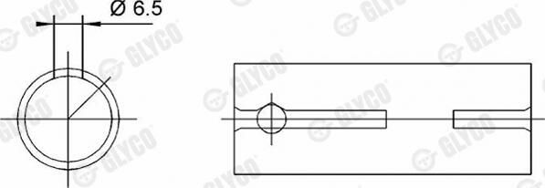 Glyco 553567SEMI Втулки шатунні VAG 1.3-1.8 20mm (вир-во GLYCO)