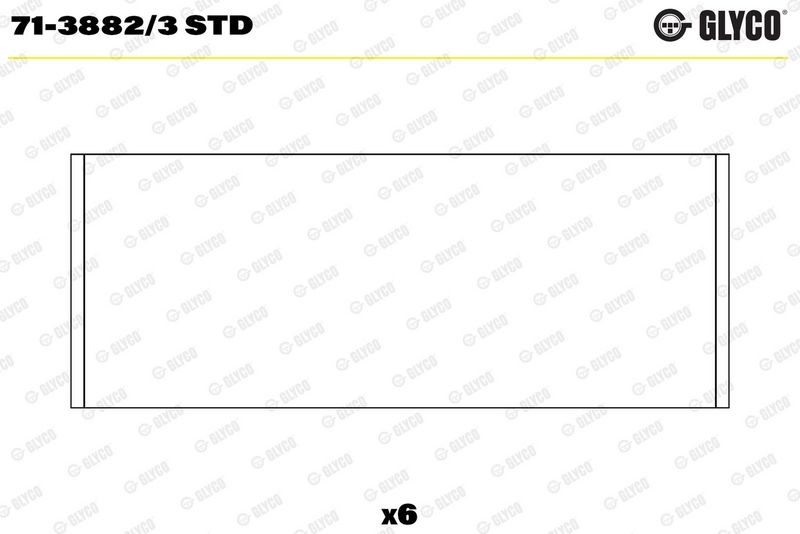 Glyco 7138823STD Вкладиш підшипника шатуна