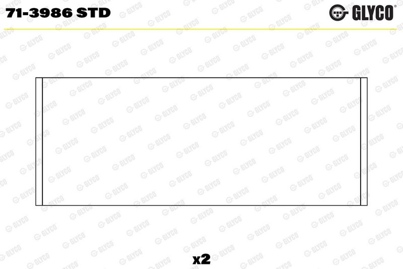 Glyco 713986STD Вкладиш підшипника шатуна