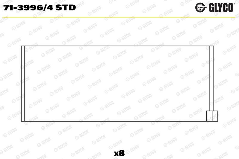 Glyco 7139964STD Вкладиш підшипника шатуна