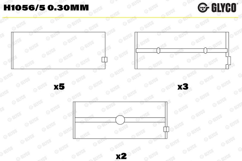 Glyco H10565030MM Вкладиші корінні (вир-во GLYCO)