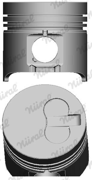 Nural 8710400800 Поршень з кільцями PSA 82.8 1.9D DW8 (вир-во NURAL)