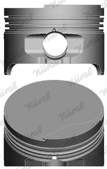 Nural 8710420010 Поршень з кільцями RENAULT 79,50 1,6i K4M 3-4 цил. (вир-во NURAL)