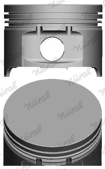 Nural 8710420740 Поршень з кільцями RENAULT/DACIA 80,00 K7J 1,4 8V 03- (вир-во NURAL)
