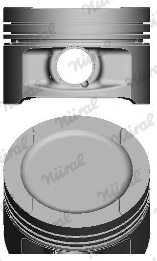 Nural 8710590700 Поршень з кільцями VAG 81.51 1.6 ADP/AEK/AFT/AUR/AKL(вир-во NURAL)