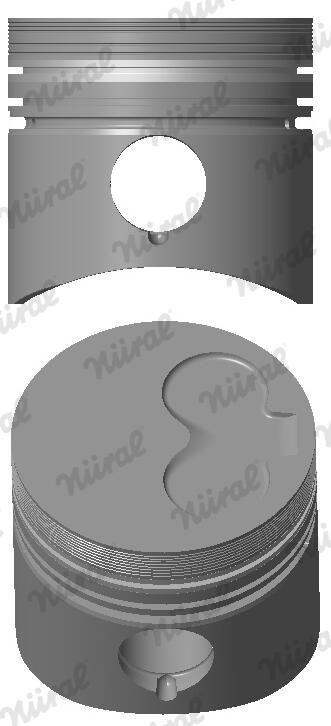 Nural 8710951100 Поршень з кільцями VAG 77,51 1,6D/TD 2,4D/TD (вир-во NURAL)