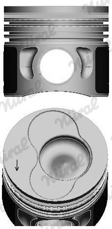 Nural 8711490025 Поршень