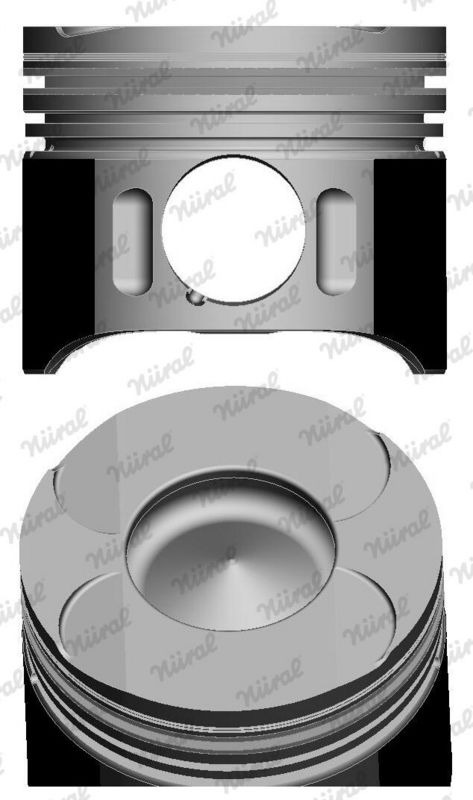 Nural 8711790020 Поршень з кільцями MB 88,00 OM611/612/613 d30 трапецієподібний шатун (вир-во NURAL)