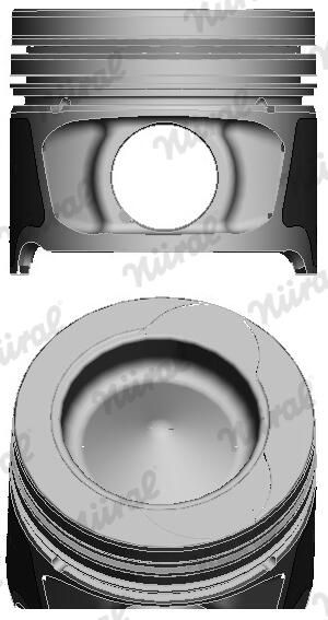 Nural 8712340030 Поршень з кільцями RENAULT 76.0 K9K 732 PIN 26X60 TRAPEZ EURO 4 2005-> (вир-во NURA