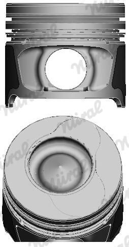 Nural 8712340720 Поршень з кільцями RENAULT 76,50 K9K802 2008- (вир-во NURAL)